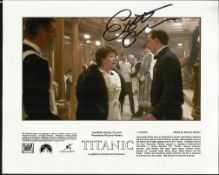 Emmett James signed 10 x 8 colour photo from the Blockbuster movie Titanic. Good condition