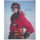 Sir Ranulph Fiennes. 10”x8” picture during polar expedition. Excellent.