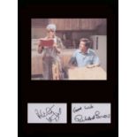 Good Life. Signatures of Richard Briers and Felicity Kendal with picture from ‘The Good Life.’