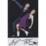 Torvill and Dean, Postcard sized picture of the Olympic skating superstars. Excellent.