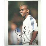 Flavio Conceicao in Real Madrid strip signed colour 10x8 photo Good Condition