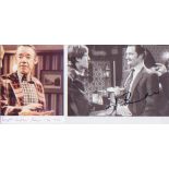 Only Fools and Horses. A pair of pictures signed by Jim Broadbent and Roger Lloyd Pack. Excellent.