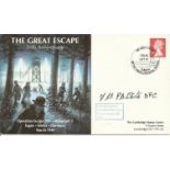 Flt Lt Peter White DFC Operation Escape 200 1944 signed 50th ann Great Escape cover. Good condition