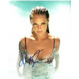 Katherine Heigl 8x10 c photo of Katherine, signed by her in NYC, Tv Upfronts week, 2014 Good