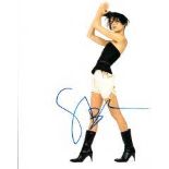 Selma Blair 8x10 c photo of Selma, star of Hellboy, signed by her in NYC Good condition