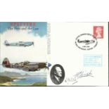 Sqn Ldr A C Leigh DFC DFM signed Spitfire the first and the last cover. Numbered 2 of 30 to