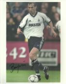 Goran Bunjevic in Spurs strip signed colour 10x8 photo Good Condition