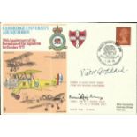 AVM Goddard Cambridge University Air Squadron FDC dated 1st October 1975 signed by Victor