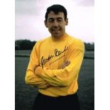 Gordon Banks England World Cup Hand Signed Large 16 X 12 Photo. Good condition