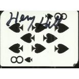 Goodfellas Gangster Eight of spades playing card autographed by Henry Hill (1943 – 2012) who was a