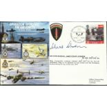 Air Vice Marshal James Edgar Johnson Top WW2 Allied fighter ace signed JS50/44/4D 50th Ann.