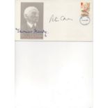 Thomas Hardy FDC Signed Peter Carey Australian Novelist Booker Prize Winner. The Unusual Life Of