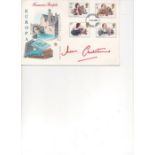 Europa Famous People FDC Signed Dame Barbara Cartland. Good Condition