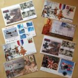 Mixed Lot Of Victoria Cross Etc. FDC s Signed By Tasker Watkins VC-Bill Speakman John-John