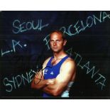 Sir Steve Redgrave signed 10x8 colour photo –. Good condition