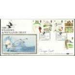 Philippa Scott signed The Wildfowl and wetlands Trust BLCs80 FDC. Good condition