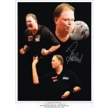 Raymond Van Barneveld Darts Legend Superb Hand Signed 16 X 12 Photo. Good condition