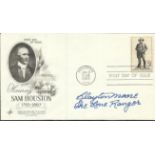 Clayton Moore signed FDC. American actor best known for playing the fictional western character