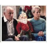 Richard Wilson and Anette Crosbie. Lovely colour 8x10 photograph from the popular sitcom One Foot In