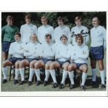 Martin Peters signed colour 10x8 photo. Good condition