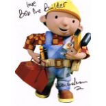 Keith Chapman Creator Of Bob The Builder Hand Signed 12 X 8 Photo. Good condition