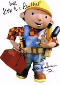 Keith Chapman Creator Of Bob The Builder Hand Signed 12 X 8 Photo. Good condition