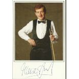 Steve Davis signed small colour photoGood condition