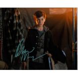 David Mazouz 10x8 photo of David as Bruce Wayne from Gotham, signed by him in paint pen. Good