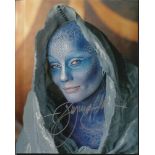 Virginia Hey Colour 8x10 photograph from Farscape autographed by actress Virginia Hey who also
