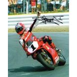 Carl Fogarty Hand Signed 10 X 8 Image Photo. Good condition