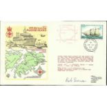 Bob Iveson signed Return from the Falkland Islands RAFES32 cover. Good Condition