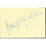 Josephine Baker signed cardGood condition