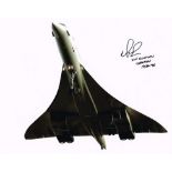 Viv Gunton Concorde Pilot Signed 10 X 8 Photo. Good condition