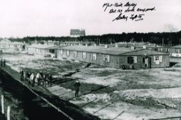 Dick Starkey Stalag Luft 3 Pow Hand Signed 12 X 8 Photo. Good condition