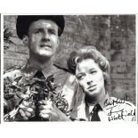 June Whitfield signed 10x8 b/w photoGood condition