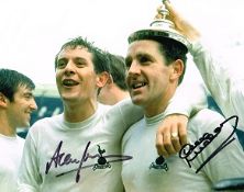 Alan Mullery Dave Mackay Spurs Dual Signed 10 X 8 Photo. Good condition