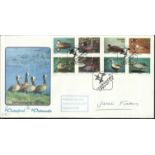 Janet Fookes MP 1992 Waterfowl cover personally signed by Dame Janet Fookes MP, supporter of the