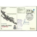 Grp Capt James Tait DSO DFC signed Avro Lancaster 617 Sqn cover SC36, RAF Scampton flown by