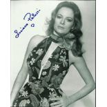 Luciana Paluzzi signed 10x8 b/w photo. Best known for playing Spectre in Thunderball.. Good