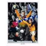 Andy Goram Rangers Hand Signed 16 X 12 Montage Photo. Good condition