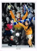 Andy Goram Rangers Hand Signed 16 X 12 Montage Photo. Good condition