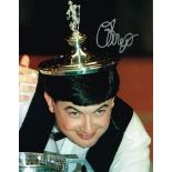 John Parrott Snooker Legend Hand Signed 10 X 8 Photo. Good condition