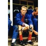 George Eastham England 1966 Hand Signed 12 X 8 Photo. Good condition