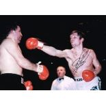 Ken Buchanan Scottish Champion Superb Hand Signed Large 16 X 12 Photo. Good condition