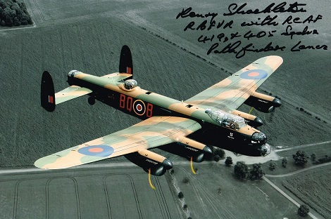 Henry Shackleton Lancaster Pathfinder And Pow Signed 12 X 8 Photo. Good condition