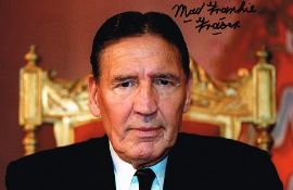 Mad Frankie Fraser Hand Signed 12 X 8 Photo. Good condition