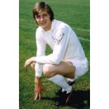 Allan Clarke Leeds United Hand Signed 12 X 8 Photo. Good condition