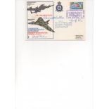 DAMBUSTERS FDC Signed by Sir Barnes Wallis CBE FRS Group Captain Lord Cheshire VC and Fg Offr