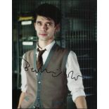 Colour 8x10 photo autographed by Ben Wishaw who played Q in the recent James Bond film Skyfall..