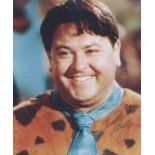 The Flintstones. Mark Addy, A 10”x8” signed picture in character as ‘Fred Flintstone.’ Minimal bleed